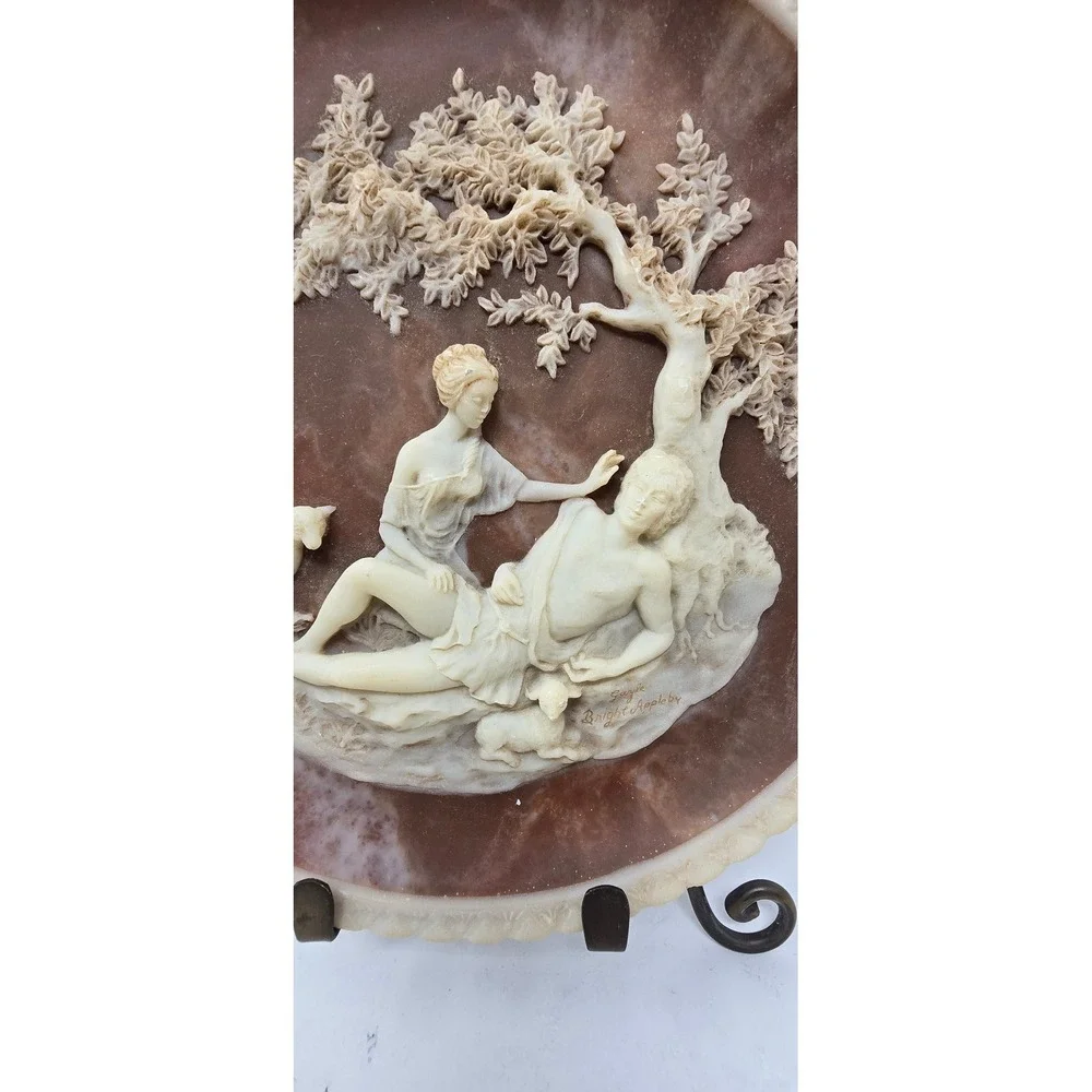 Vtg incolay plate 